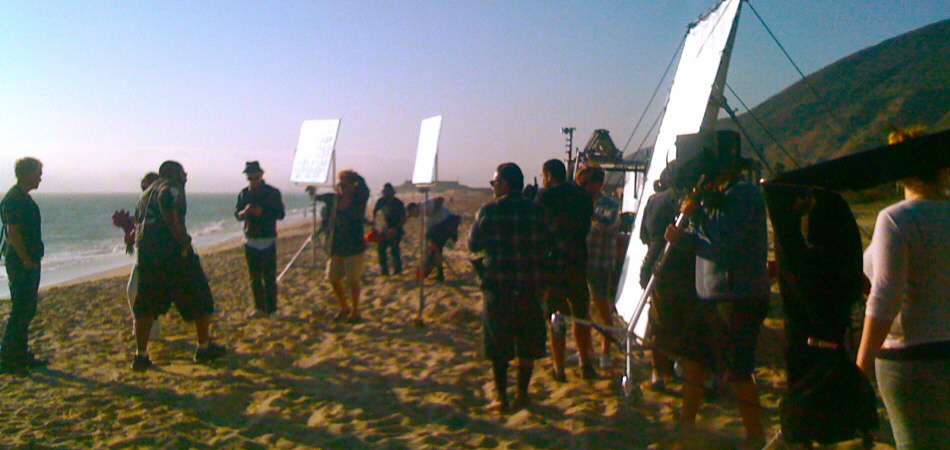 Shooting in Los Angeles on The Beach
